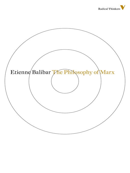 Cover image for The Philosophy of Marx